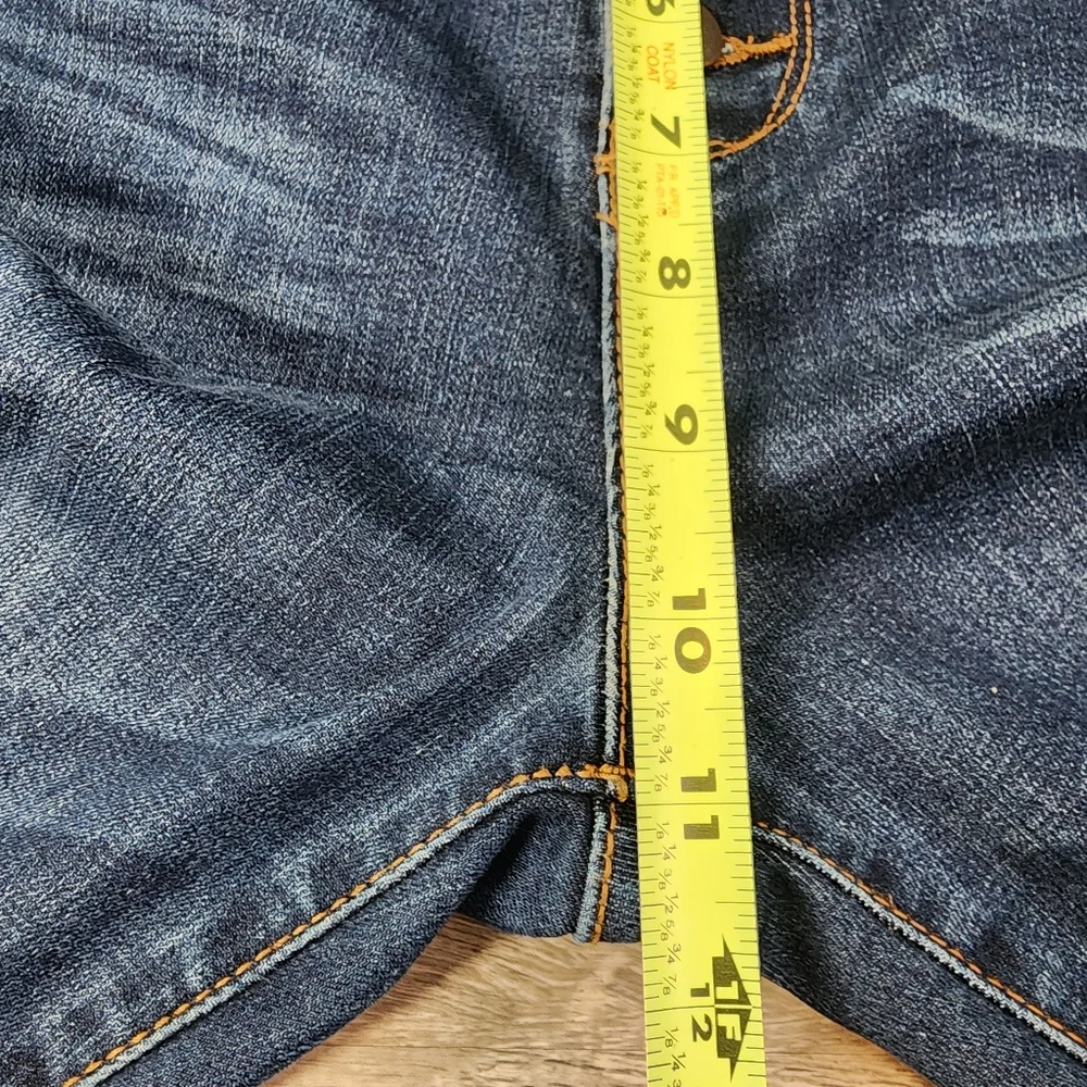 STS BLUE Ashley High Rise Button Fly Blue Denim Raw Hem Jean 28 - Picture 8 of 14